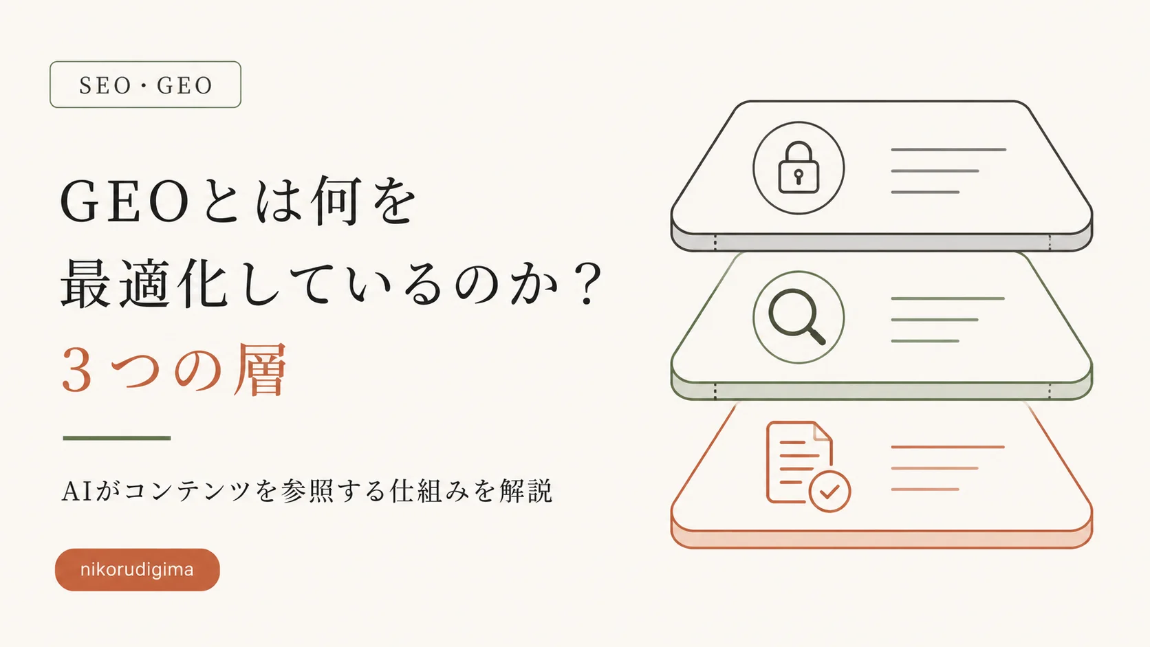 GEOが効く層はどこかー3層構造の図解